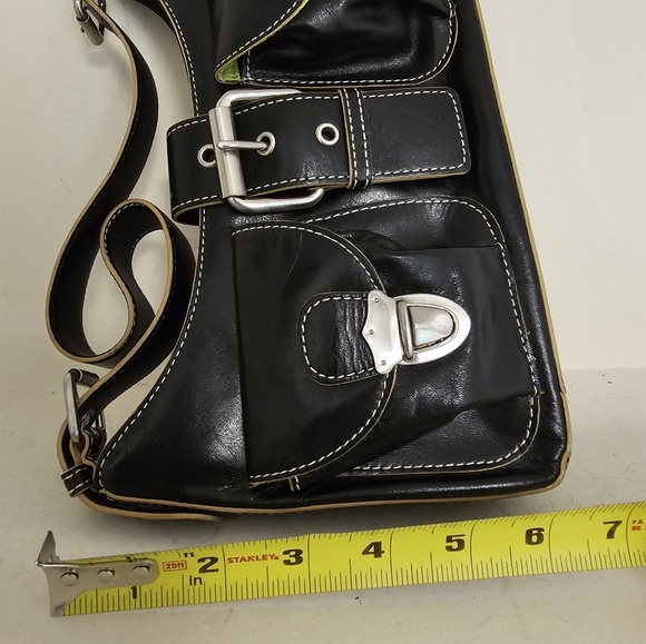 Hype black leather small bag - Picture 11 of 12